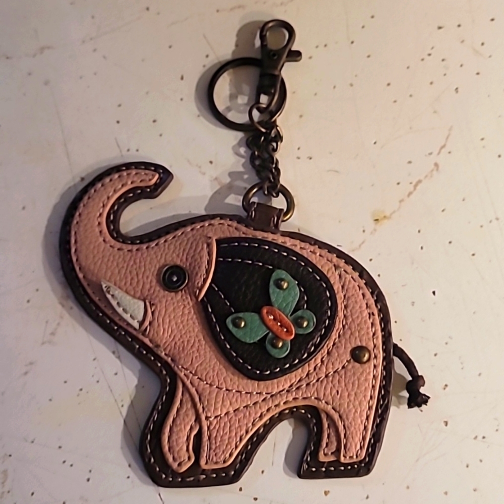 COPY - Elephant coin purse key chain